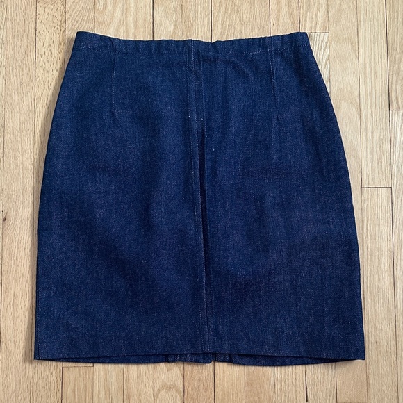 Sandro Paris Jasmina dark denim button up skirt in size 1 (small) - Picture 8 of 11